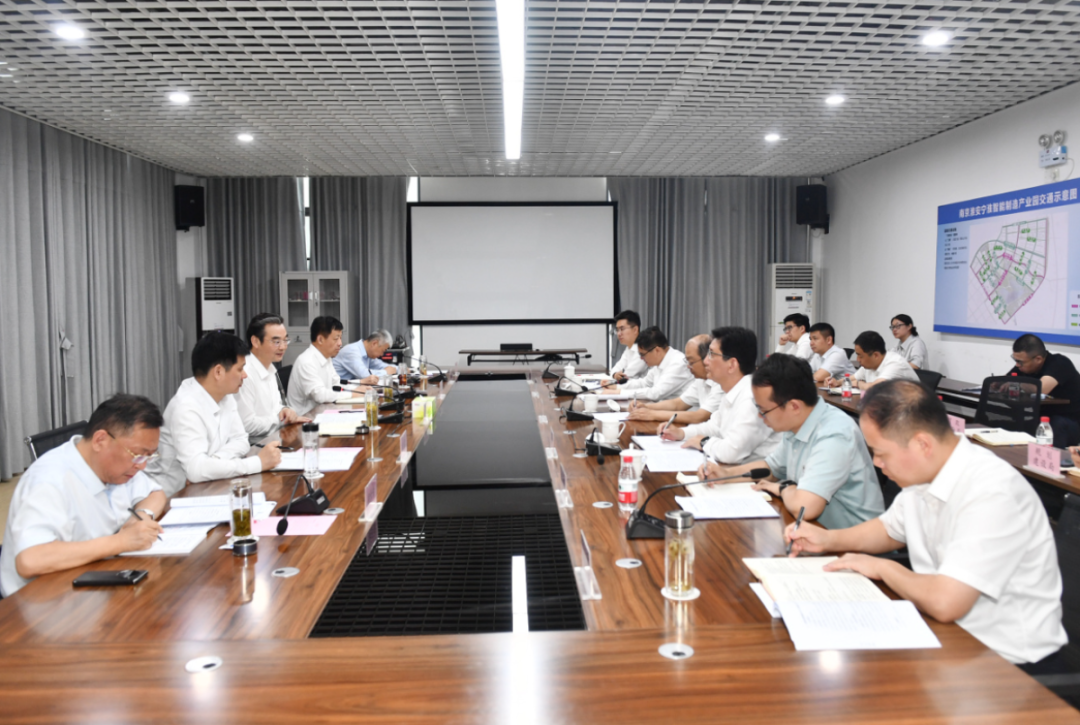 史志军到宁淮智能制造产业园调研